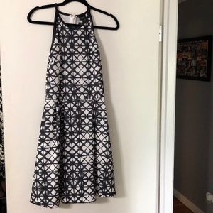 Target Mossimo Black & White Patterned Dress